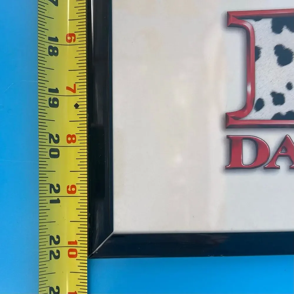 90s Disney 101 Dalmatians McDonald’s Puppy Love Framed Poster 1990s Vintage